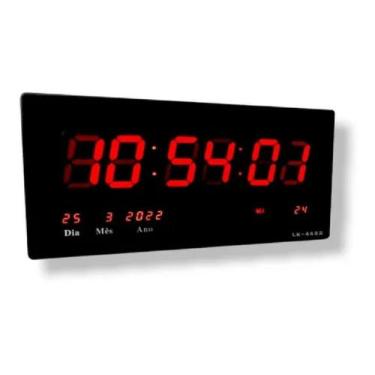 Imagem de Relógio De Parede Grande Led Digital Academia Hospital 47 Cm - New