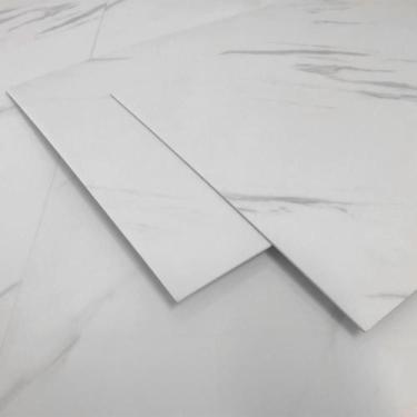 Imagem de Kit 10 Unidades Placa Adesiva Flexível para Parede Mármore Branco Jazz