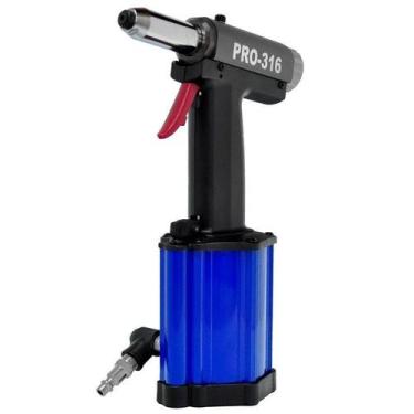Imagem de Rebitador de Repuxo PRO-316 Pneumático até 4,8mm para Rebites Alumínio