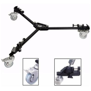 Imagem de Dolly Universal Dobrável Com Rodinhas Para Tripé Greika Wt-600