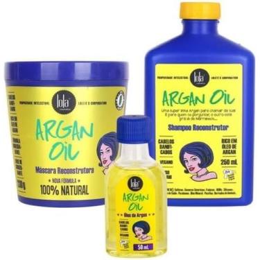 Imagem de Lola Cosmétics, Lola Cosmetics Argan Oil Kit 3 Produtos