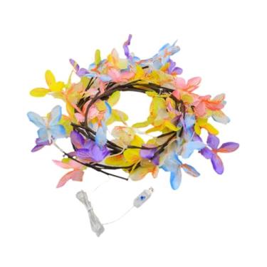 Imagem de Generic Galho de árvore de Natal iluminado, galhos iluminados, presentes, 5000K, luz branca quente, decoração de Natal para quarto, Natal