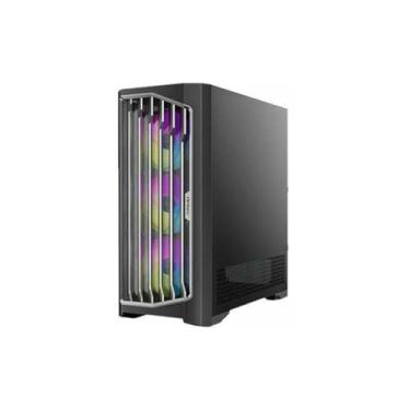 Imagem de Antec Desempenho 3,5 m ARGB, suporte para GPU RTX 40, temperatura, 4 ventiladores ARGB e hub ARGB, Tipo-C, 2 x painéis laterais de vidro temperado, suporte removível para ventilador/radiador, capa de