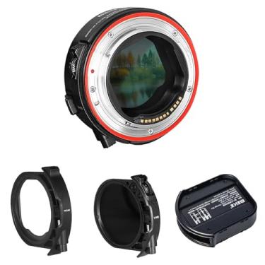 Imagem de Meike MK-EFTR-C Drop-in Filter VND and Clear Filter Metal Auto-Focus Mount Adapter with Filter Storage Box for Canon EF to Canon EOS R RP R5 R6 R7 R10 C70 Caneras