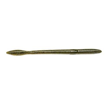 Imagem de Strike King Iscas BW10-109 Bull Worm de plástico macio comprimento corpo duplo cabeça vermelha por 6 iscas de pesca artificiais, 25,4 cm