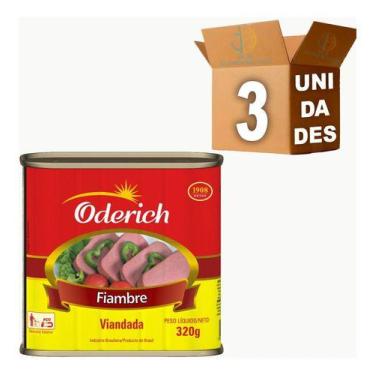 Imagem de Kit 3 Fiambre Bovino Oderich Viandada