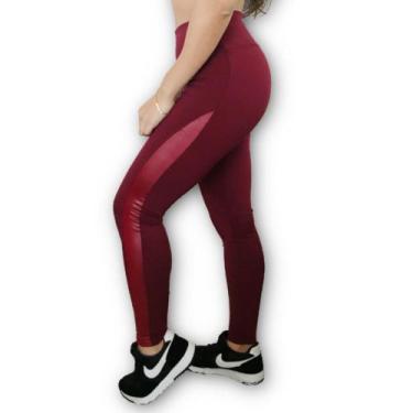 Imagem de Calça Legging Heide Ribeiro Montaria, Vinho, M