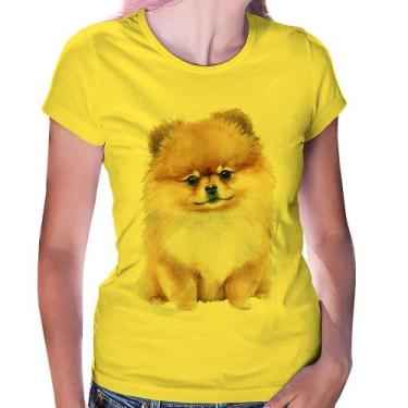 Imagem de Baby Look Cachorro Spitz Alemão Lulu da pomerânia - Foca na Moda, Amar