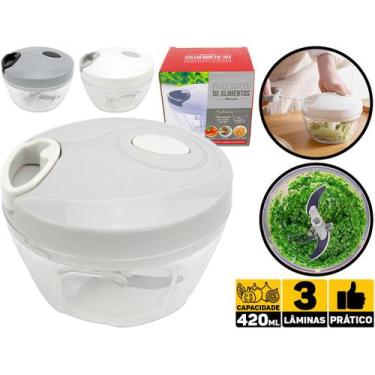 Imagem de Triturador Alho Manual Processador Picador Fatiador Legumes Clink CK31