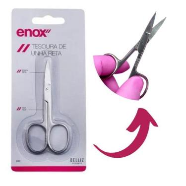 Imagem de Tesoura de Unha Reta Enox 682