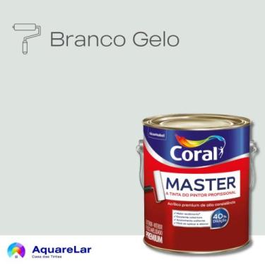 Imagem de Coral Master Fosco 3,2L, BRANCO GELO