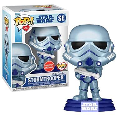 Imagem de Make-A-Wish Stormtrooper Funko POP! Vinyl Bobble-Head Figure GameStop Exclusive