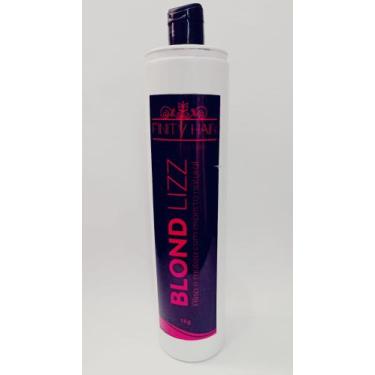 Imagem de blond Lizz alisa é Mariza com aspecto natural - finity Hair 