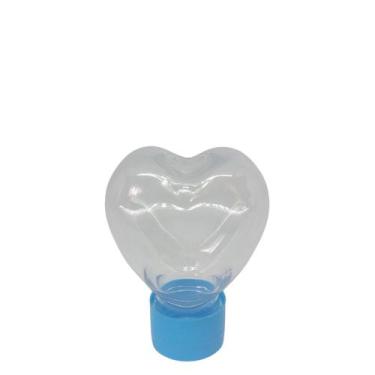 Imagem de 50 Mini Baleiro Coração 50ml - Lembrancinha - Tubete - Deluma Plástico