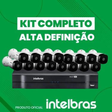 Imagem de Kit de Câmeras Profissional Alta Definição Hd 720P Intelbras 16 Canais