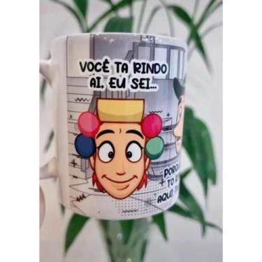 Imagem de caneca turma do chaves faz um convite qualquer - SUB LIVE