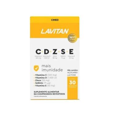 Imagem de Suplemento Lavitan Mais Imunidade CDZSE 30Cpr - Cimed