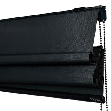 Imagem de Cortina Romana Tela Solar 1% 1,45 (lar) X 1,50 (alt) (Preto)