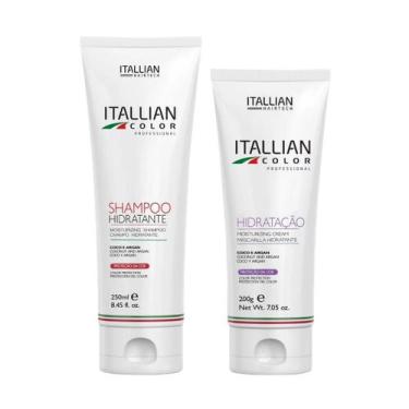 Imagem de Kit Shampoo 250ml + Hidratação 200g Coco e Argan  Itallian Color - Ita