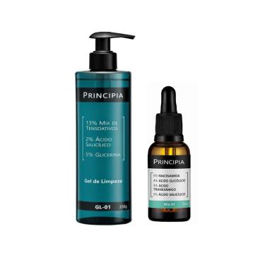 Imagem de Principia Kit Anti-acne Gel de Limpeza GL-01 + Sérum Mix-01 Skincare PRI