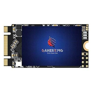 Imagem de GAMERKING M.2 2242 SSD 128 GB 3D NAND TLC SATA III 6 Gb/s, unidade de estado sólido interna - compatível com computador de mesa, laptop (2242 128 GB)