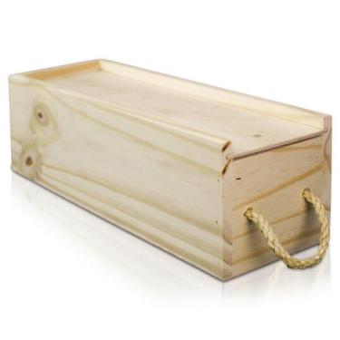 Imagem de Caixa Vinho 1030-r Tp Correr e Sisal - MAD. ART EM MADEIRAS