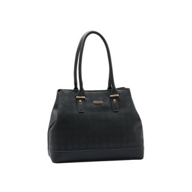 Imagem de Bolsa Feminina Chenson Original Perfurado Ombro 3484951 Preta
