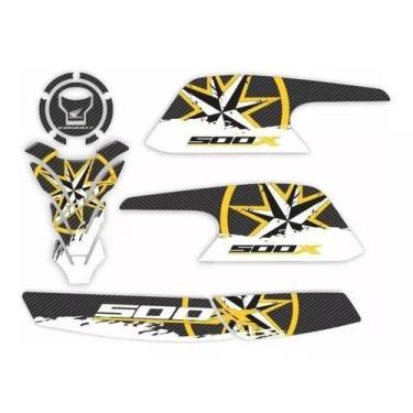 Imagem de Adesivo Carenagem Protetor Lateral Honda Cb 500x Kit 1120 - Resitank
