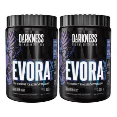 Imagem de Kit 2 Pre Treino Evora Xt 300g Darkness - DARKNESS (Integralmedica)