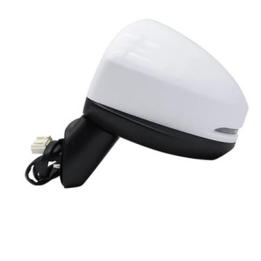 Imagem de Conjunto de espelho lateral de carro, porta automática, espelho retrovisor, conjunto com lâmpada, dobrável elétrico, compatível com HONDA FIT JAZZ 2015 2016 2017 GK5(5PINS-Left)