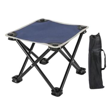 Imagem de rockible Banco de acampamento portátil Ultralight para apoio de pé dobrável Pasiado de pé de descanso para viajar para viajar para caminhada no jardim de praia, Azul