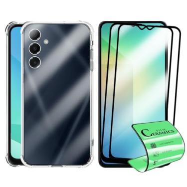 Imagem de Kit Capa Capinha Anti Impacto + 2 Películas Ceramica 9D Para Samsung Galaxy A16