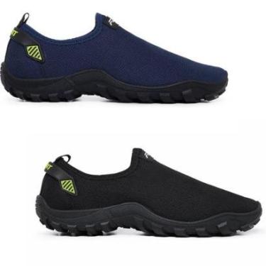 Imagem de Kit 2 Tênis Sapatilha Nautica Aquática Masculina Seca Rápido Pesca Praia Tamanho:37;Cor:-Masculino