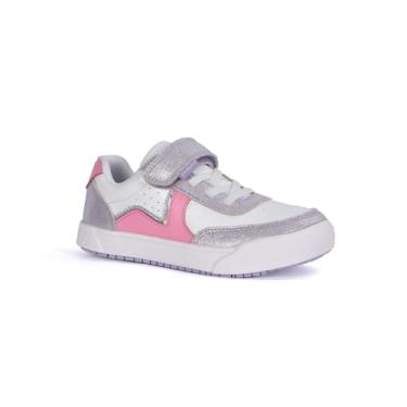 Imagem de pediped Tênis infantil unissex Flex Muncy First Walker, Branco, 13 Little Kid