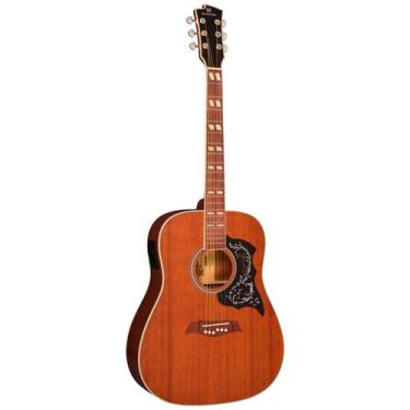 Imagem de Violao michael vm925dt mh mahogany folk eletro acustico
