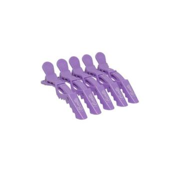 Imagem de Clips Crocodilo Roxo Antiderrapante Bonitta Ref 223bt