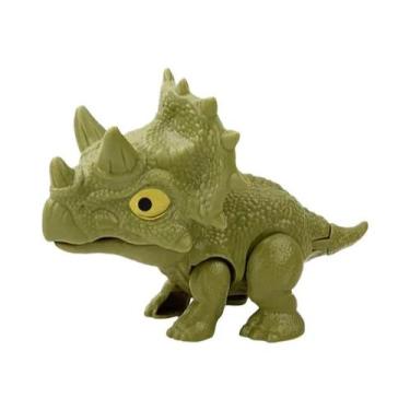 Imagem de Brinquedo Criativo de Dinossauros de Dedo para Crianças - Triceratops 