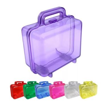 Imagem de Kit 40 Massinha de Modelar + 40 Bolha de Sabão + 80 Cortador de Massinha + 40 Maletinha de Acrílico Lembrancinha (Lilas)