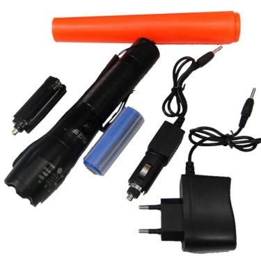 Imagem de Lanterna Tática Policial Led Cree Recarregável 22000w X9-t6