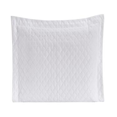 Imagem de Porta Travesseiro Requinte Liso Branco Enxovais Aquarela