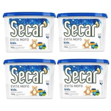 Imagem de 4 Antimofo Antiumidade Secar 180g Guarda Roupas Armários Balcão Pia Mu