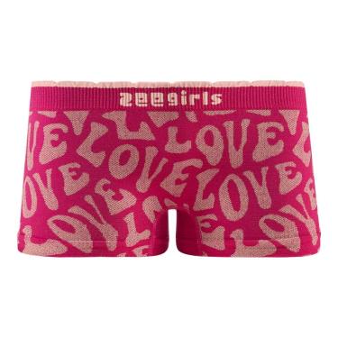 Imagem de Calcinha Boxer em Jacquard Love sem Costura Candy Pink  menina