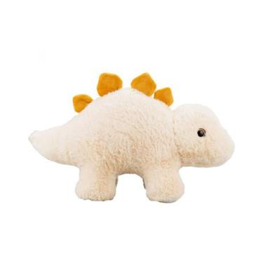Imagem de Pelúcia Dinossauro Bege 36cm  Antialérgica e Fofa  Presente Infantil -