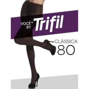 Imagem de Meia Calça Trifil Premium Fio 80 Classica Grossa Com Lycra, G