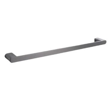 Imagem de Ferragens para banheiro cinza 304, toalheiro de aço inoxidável, suporte para papel higiênico, suporte para sabonete líquido, toalheiro, kit para banheiro (toalheiro individual)