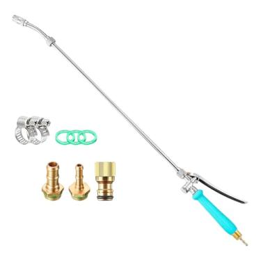 Imagem de IEUDNS Vara de pulverização para mangueira de jardim, conector rápido de mangueira de 1/2", vareta de planta, farpas de latão de 3/8" e 1/4"