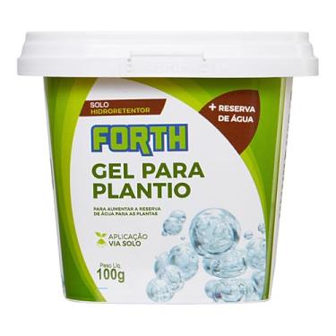 Imagem de Forth Gel para Plantio, Hidrorretentor, Tecnologia de Liberação Controlada de Água, Polímero Superabsorvente, Rega, Balde, 100g