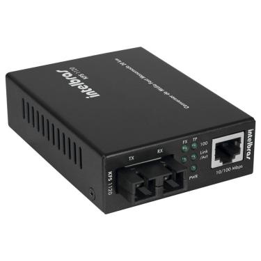 Imagem de Conversor de Mídia Fast Ethernet Monomodo 20KM-KFS 1120 4780014 Intelbras