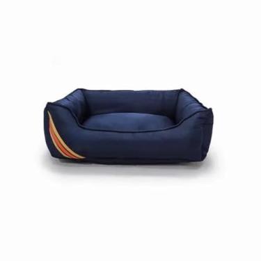 Imagem de Cama caminha com ziper pequena para pet de pequeno porte - cachorros e gatos - Pet(Impermeável marinho)