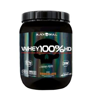 Imagem de Whey 100% hd pote 450g - BLACK SKULL, N/A, CHOCOLATE, N/A